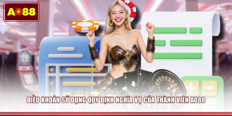 Điều khoản sử dụng quy định nghĩa vụ của thành viên AO88